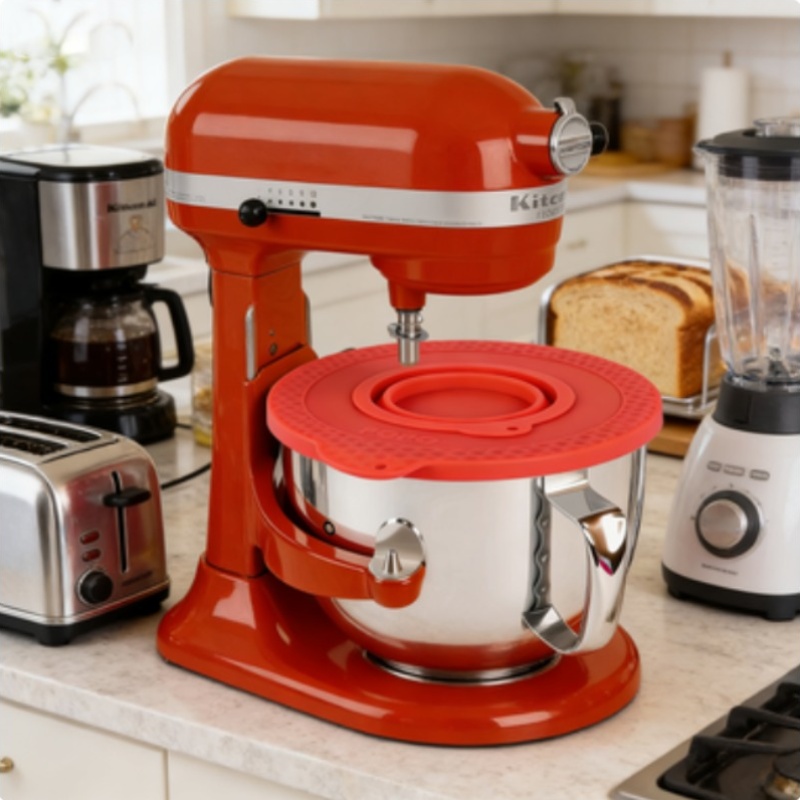 Stand Mixer Bowl - غطاء وعاء خلاط من السيليكون متوافق