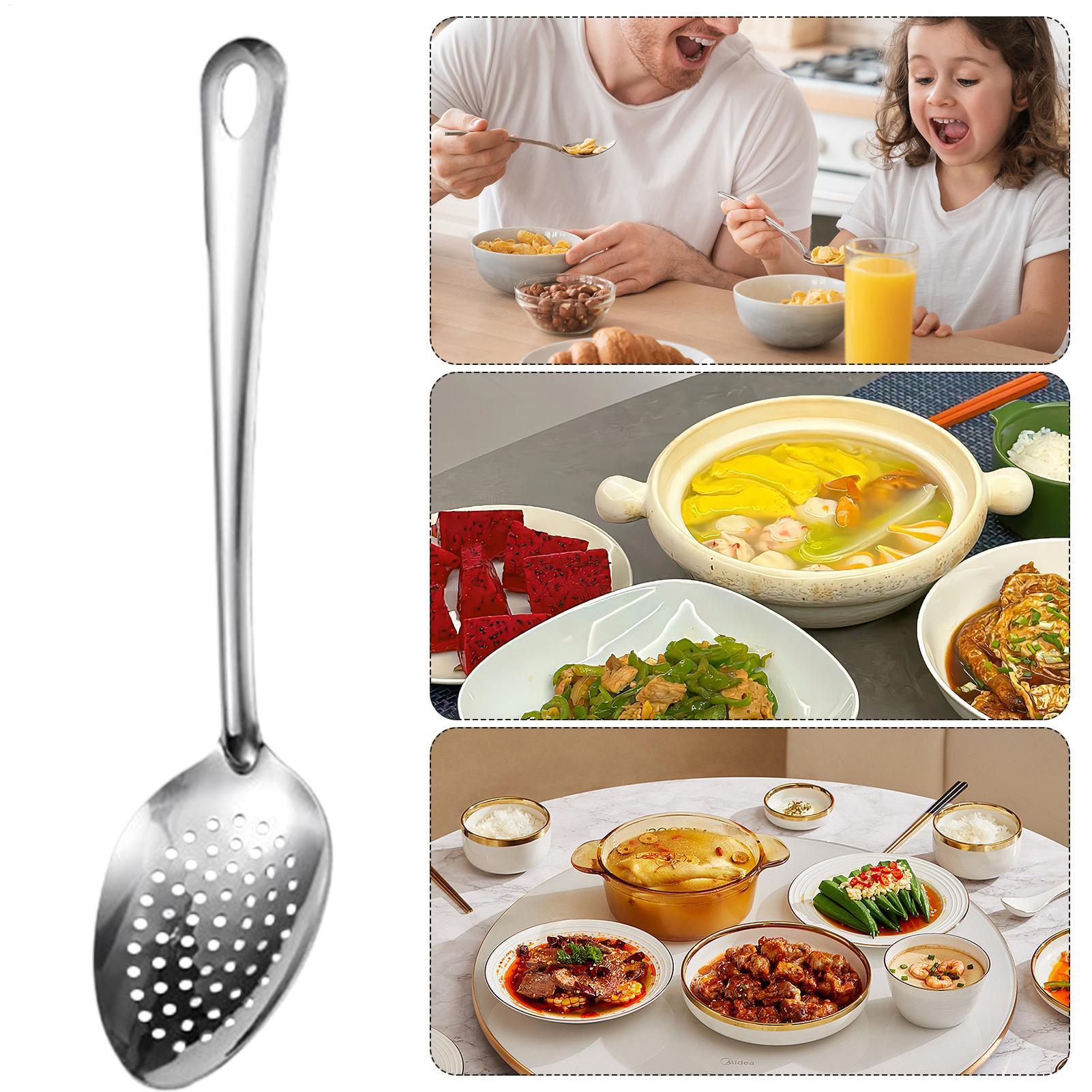 Offset Spatula Set - ملعقة مشقوقة من الفولاذ المقاوم للصدأ