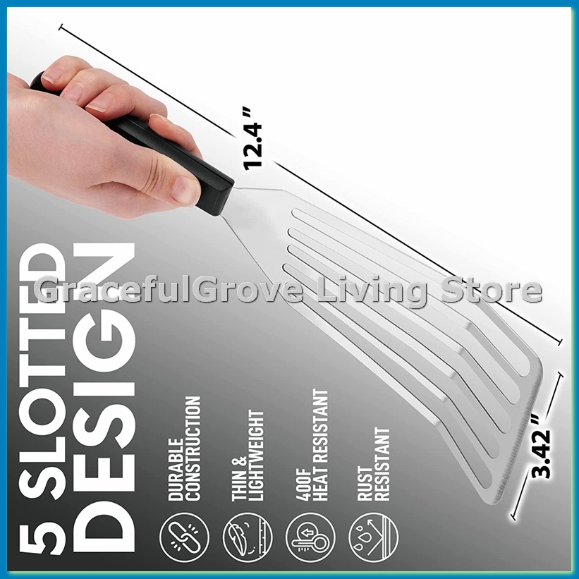 Offset Spatula Set - ملعقة سمكة مقاس 12.4 بوصة -