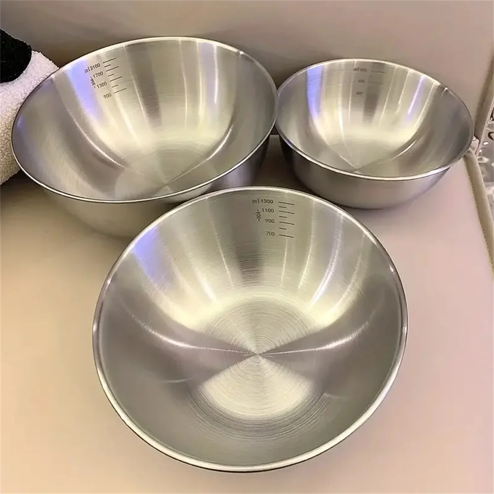 Stand Mixer Bowl - طقم أوعية ستانلس ستيل 1-3 قطع