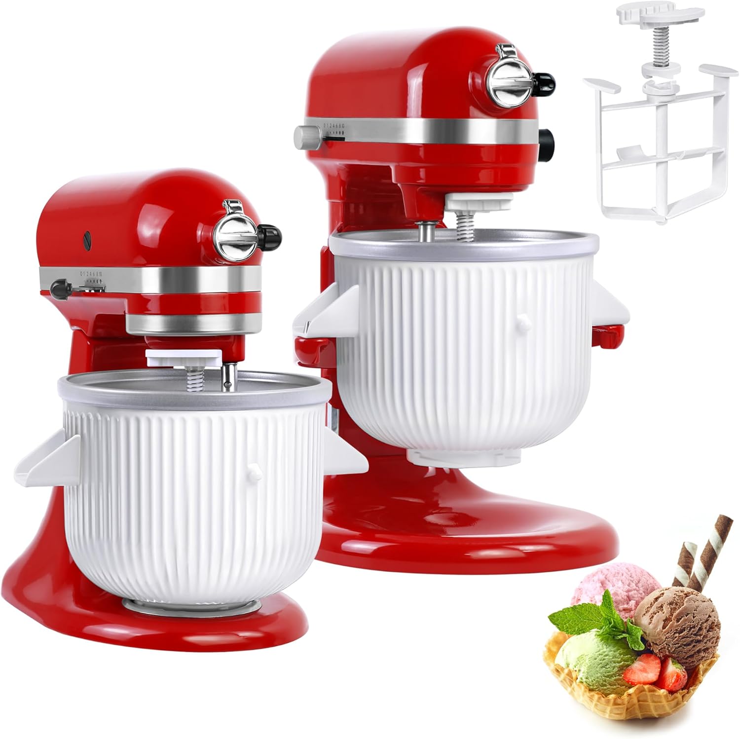 Stand Mixer Bowl - مرفق صانع الآيس كريم لخلاطات حامل