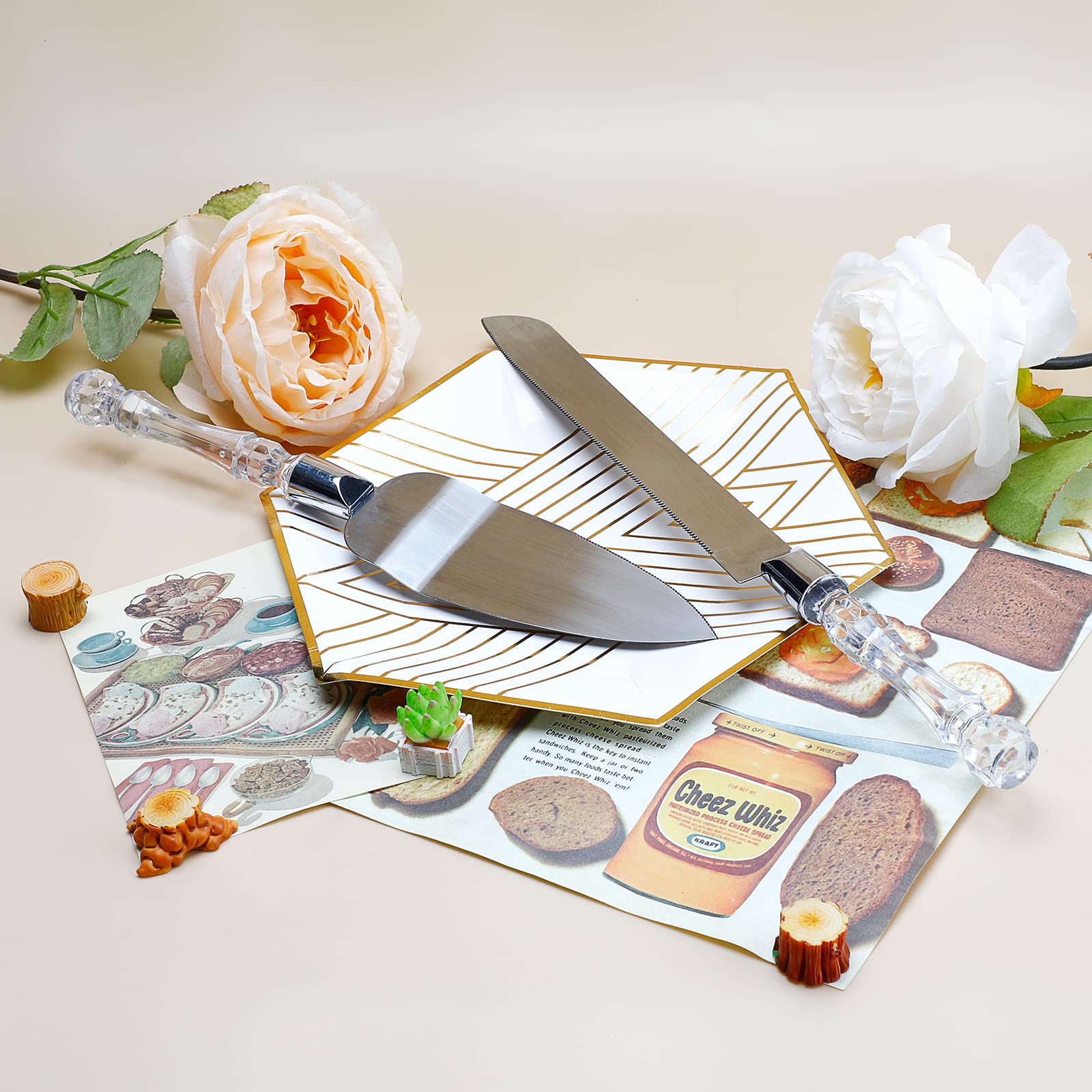 سكين الكعك والخادم مجموعة الكر - مراجعة Offset Spatula Set وسعره