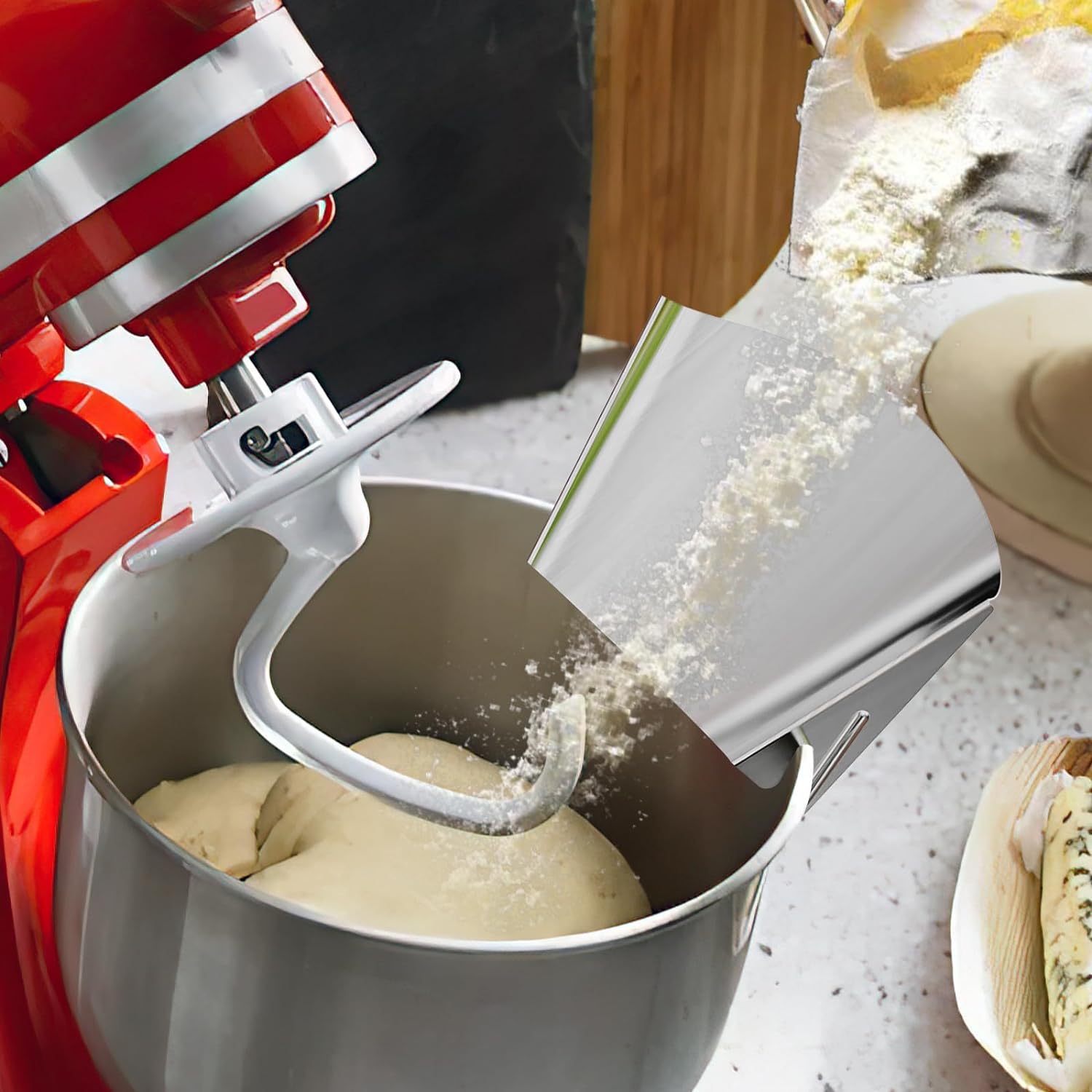 مزلقة صب لخلاط حامل كيتشن إيد، - مراجعة Stand Mixer Bowl وسعره