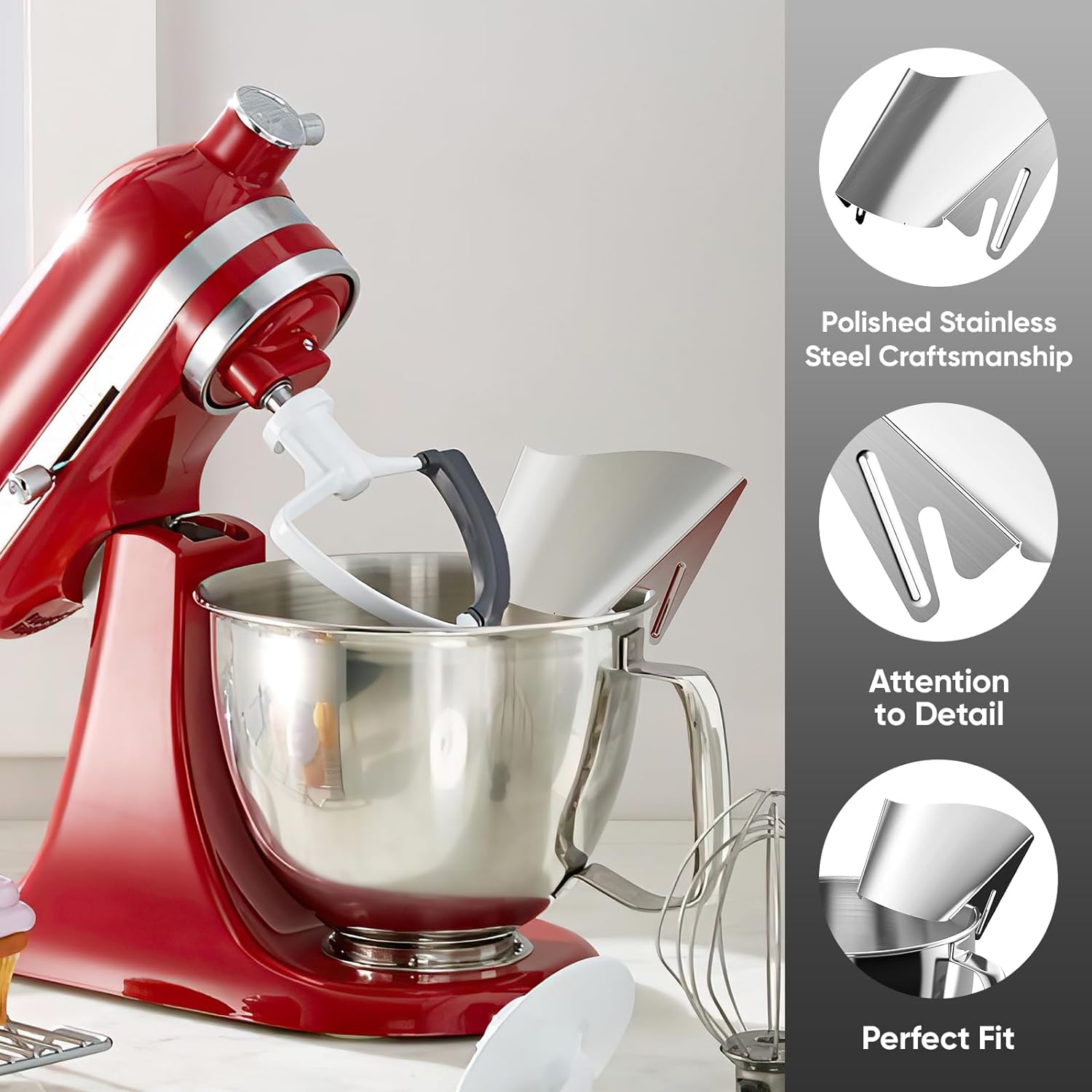 مزلقة صب لخلاط حامل كيتشن إيد، - مراجعة Stand Mixer Bowl وسعره