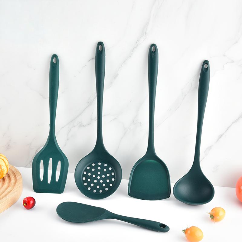 5 قطعة الغذاء الصف سيليكون أوا - مراجعة Offset Spatula Set وسعره