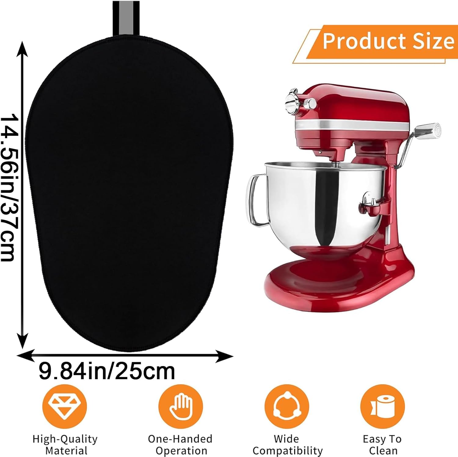 أجهزة المطبخ حصيرة منزلقة ، حص - مراجعة Stand Mixer Bowl وسعره