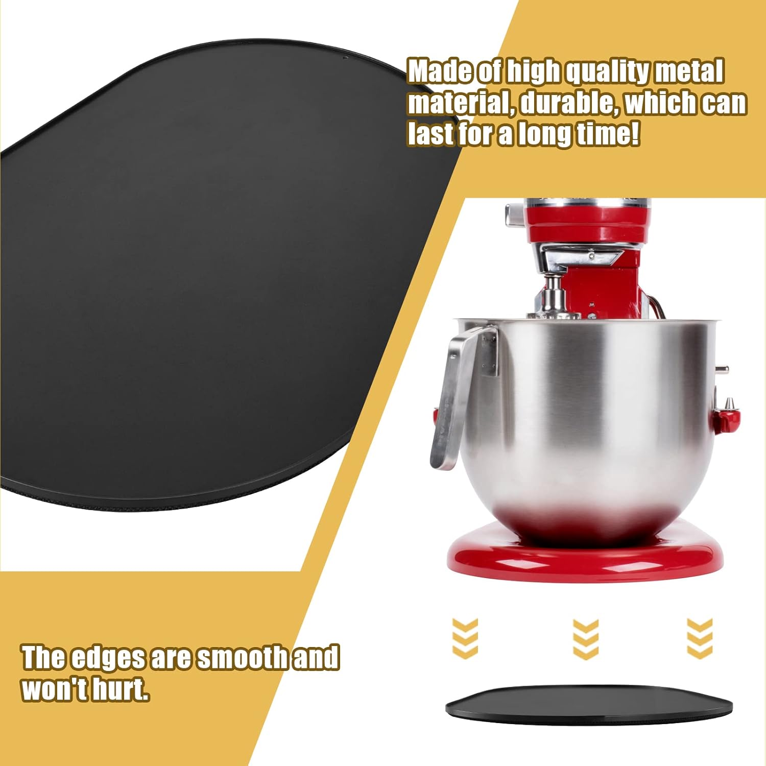 أجهزة المطبخ حصيرة منزلقة ، حص - مراجعة Stand Mixer Bowl وسعره