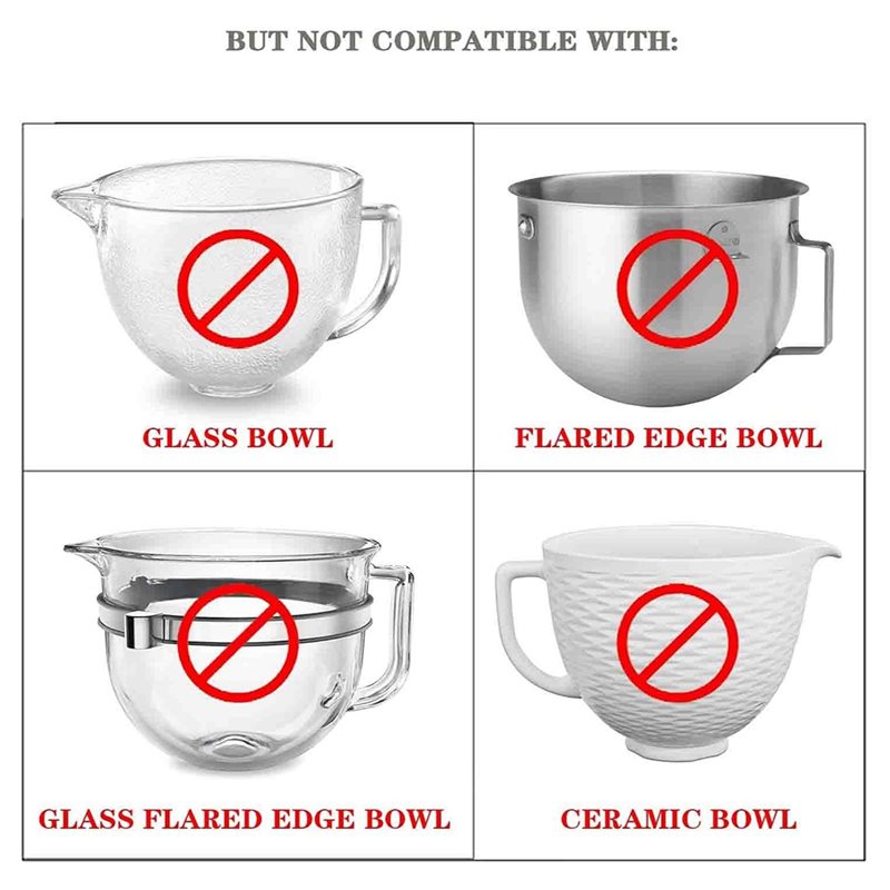 YCOC-For Kitchenaid 5.5-6QT مل - مراجعة Stand Mixer Bowl وسعره