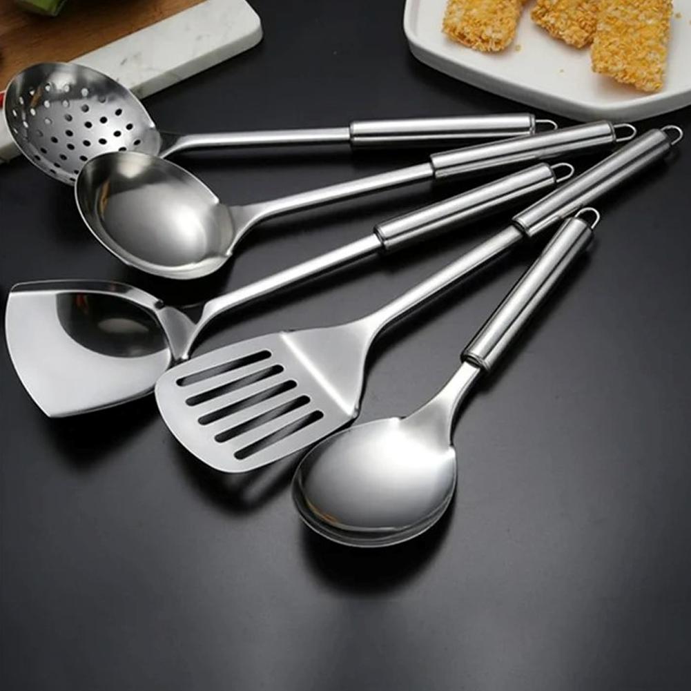 5 قطعة/المجموعة الفولاذ المقاو - مراجعة Offset Spatula Set وسعره