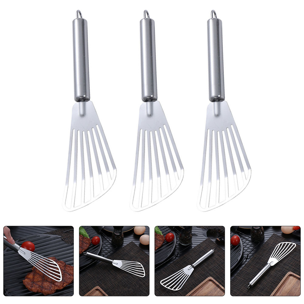 3 قطعة ملعقة من الفولاذ المقاو - مراجعة Offset Spatula Set وسعره