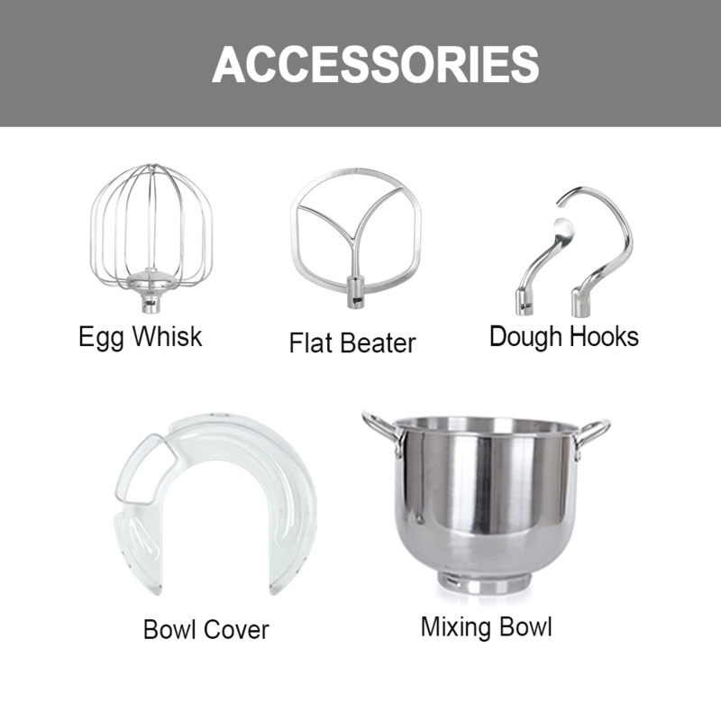 خلاط طعام منزلي بسعة 11 لتر وق - مراجعة Stand Mixer Bowl وسعره